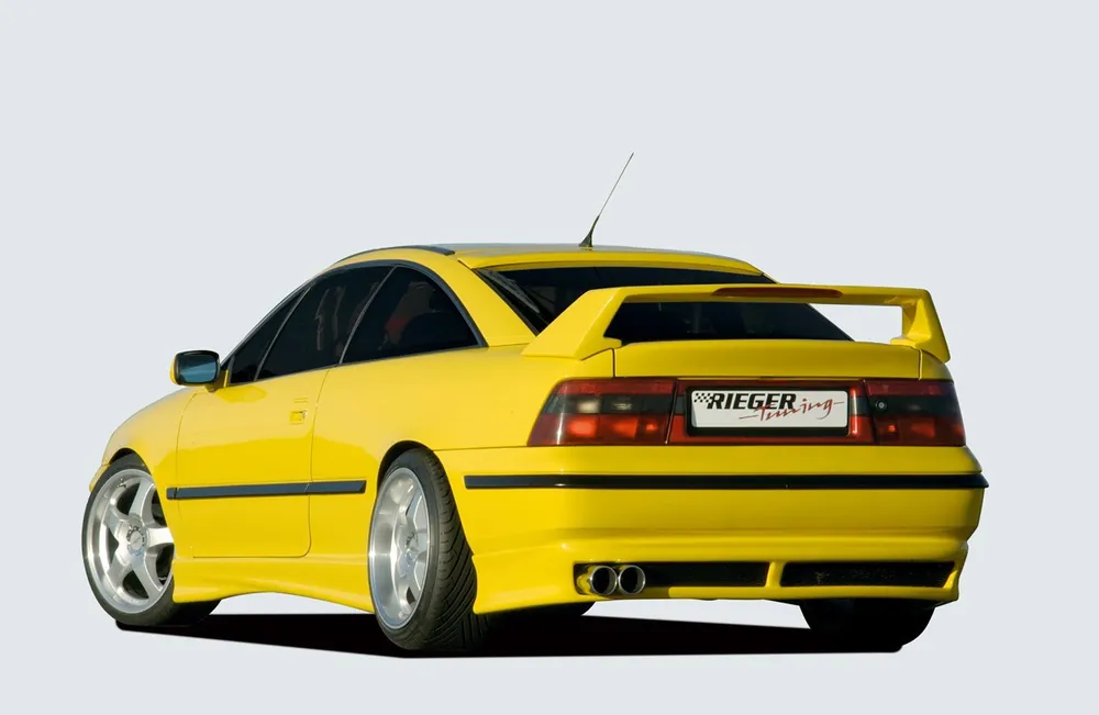 Expresní Doručení Rieger spoiler pod zadní nárazník widebody I pro Opel Calibra A 3-dvéř. r.v. 03/90-, plast ABS bez povrchové úpravy