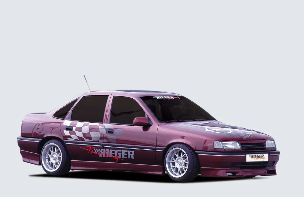 Rieger boční práh mont. strana levá pro Opel Vectra A notchback, plast ABS bez povrchové úpravy Cenová Bomba