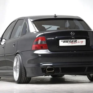 Rieger spoiler pod zadní nárazník pro Opel Vectra B hatchback, notchback před faceliftem r.v. -07/98, plast ABS bez povrchové úpravy Víkendová Akce