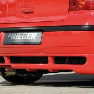 Rieger spoiler pod zadní nárazník pro Volkswagen Polo 5 9N 3-dvéř., 5-dvéř. po faceliftu r.v. 00/06-, 10/01-03, plast ABS bez povrchové úpravy Výhodná Nabídka