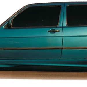 Rieger boční práh mont. strana levá pro Volkswagen Golf 2 3-dvéř., r.v. 83-91, plast ABS bez povrchové úpravy, s GTI výřezem Nejlepší Cena