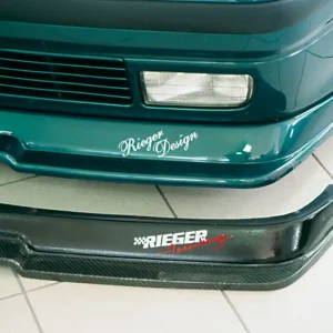 Must-Have Rieger spoiler pod přední nárazník pro BMW řada 3 E36 compact, kabriolet, kupé, sedan, touring, plast ABS bez povrchové úpravy, s integrovanou lipou