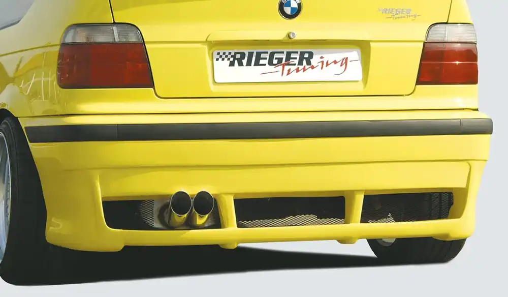 Nejprodávanější Rieger kompletní zadní nárazník bez PDC pro BMW řada 3 E36 compact, plast ABS bez povrchové úpravy
