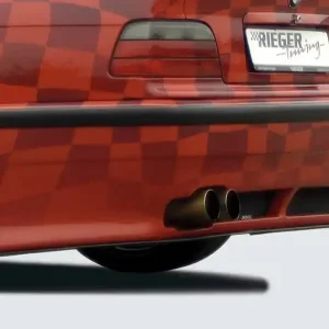 Rychlé Dodání Rieger kompletní zadní nárazník, BMW E36 RT04 pro BMW řada 3 E36 kabriolet, kupé, sedan, plast ABS bez povrchové úpravy