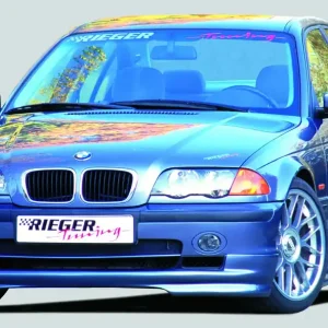 Časově Omezené Rieger spoiler pod přední nárazník pro BMW řada 3 E46 sedan, touring před faceliftem, r.v. 02/98-12/01, plast ABS bez povrchové úpravy, pro vozy s M-Technic