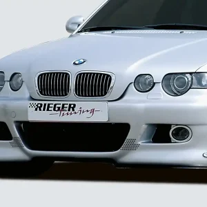 Horká Nabídka Rieger Přední nárazník pro BMW řada 3 E46 compact po faceliftu, plast ABS bez povrchové úpravy, pro vozy s ostřikovači světlometů