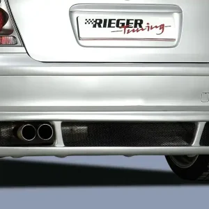Rieger spoiler pod zadní nárazník pro BMW řada 3 E46 compact po faceliftu r.v. 02/02-, plast ABS bez povrchové úpravy Novinka