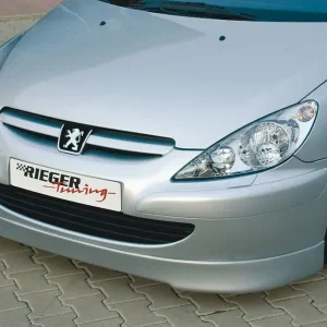 Rieger spoiler pod přední nárazník pro Peugeot 307 break, combi, convertible CC, sedan před faceliftem, r.v. 04/01-04/05, plast ABS bez povrchové úpravy Akční Nabídka