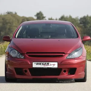 Kup Teď Rieger Přední nárazník 52109/W pro Peugeot 307 break, combi, convertible CC, sedan před faceliftem, plast ABS bez povrchové úpravy