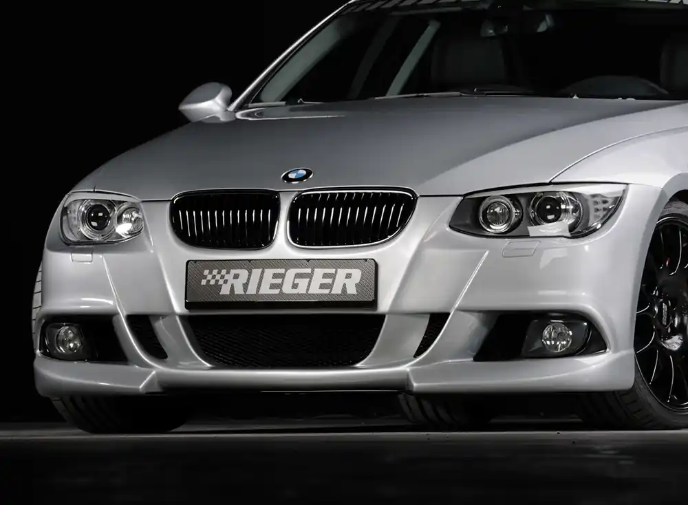 Rieger Přední nárazník pro BMW řada 3 E92, E93 kabriolet, kupé po faceliftu LCI, plast ABS bez povrchové úpravy Novinka