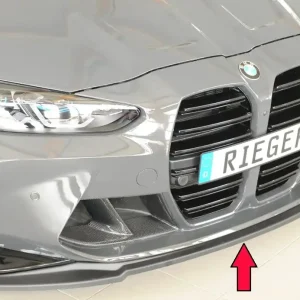 Rieger lipa pod přední nárazník pro BMW řada 4 G83 M4 kabriolet, 06/21-, plast ABS bez povrchové úpravy Poslední Šance