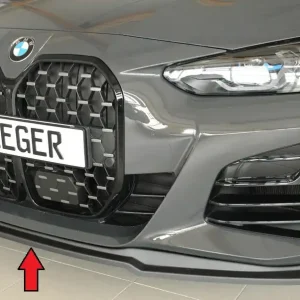 Must-Have Rieger lipa pod přední nárazník pro BMW i4 M G26 gran coupe (5-dvéř.), plast ABS bez povrchové úpravy