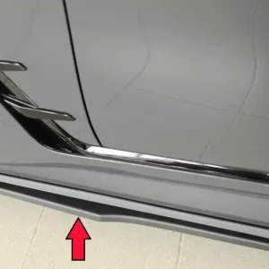 Rieger spoiler pod boční práh mont. strana pro BMW i4 M G26 gran coupe (5-dvéř.), r.v. 11/21-, plast ABS bez povrchové úpravy, levá strana Novinka