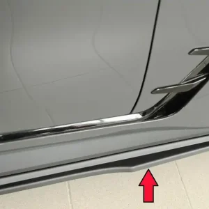 Rieger spoiler pod boční práh mont. strana pro BMW i4 M G26 gran coupe (5-dvéř.), r.v. 11/21-, plast ABS bez povrchové úpravy, pravá strana Pouze Dnes