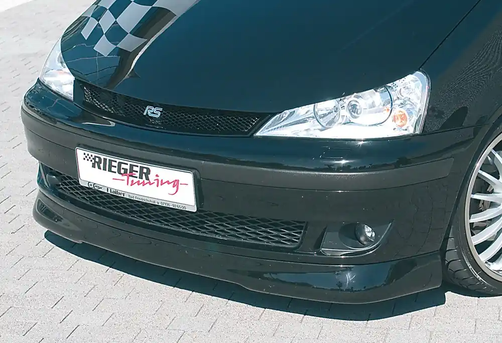 Značkový Rieger spoiler pod přední nárazník pro Ford Galaxy WGR van (model od r.v. 2000), r.v. 04/00-, plast ABS bez povrchové úpravy