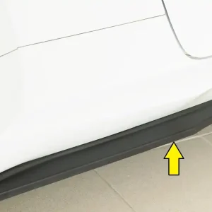 Ihned K Objednání Rieger spoiler pod boční práh (ca. 19mm) mont. strana pravá pro Audi TT RS 8J, 8J1-FV, 8S roadster, r.v. 05/16-08/18, plast ABS bez povrchové úpravy