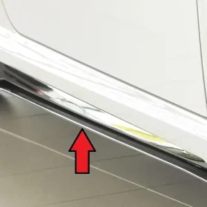 Značkový Rieger spoiler pod boční práh mont. strana pravá pro Audi TT RS 8J, 8J1-FV, 8S kupé, roadster po faceliftu, r.v. 09/18-, plast ABS bez povrchové úpravy
