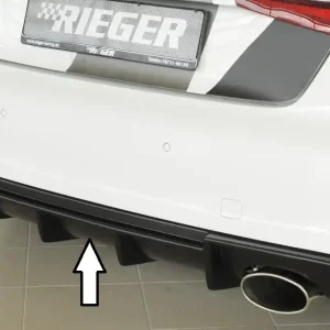 Rieger vložka zadního nárazníku pro Audi A3 S3 8V 3-dvéř. (hatchback 8V1), 5-dvéř. (sportback 8VA) před faceliftem, plast ABS bez povrchové úpravy Nakupujte Hned