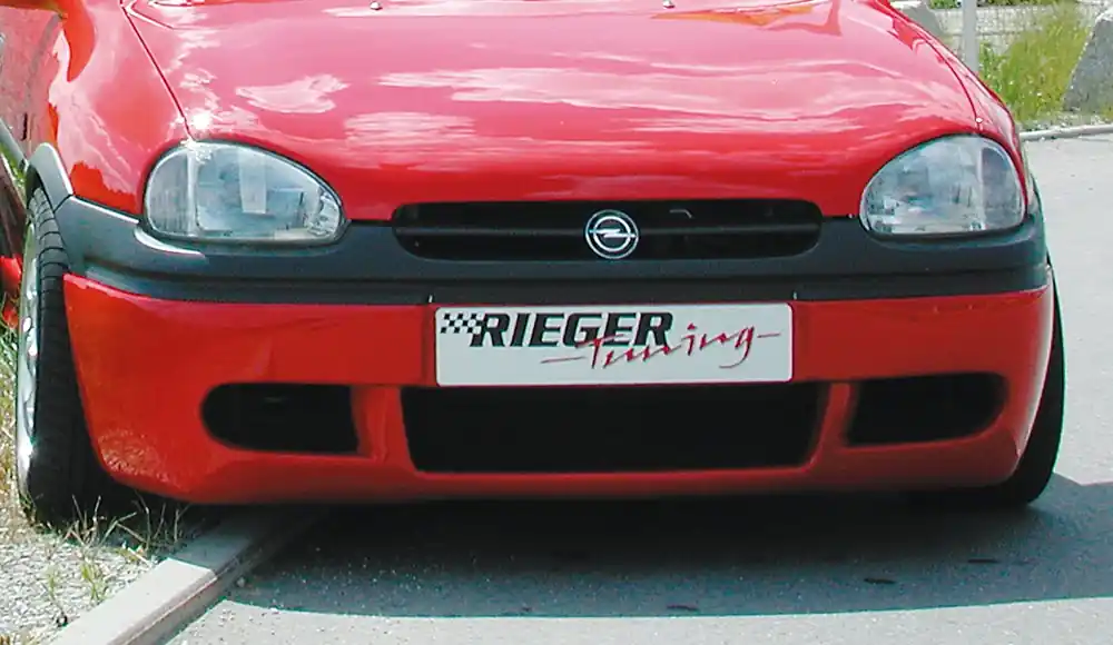 Rieger spoiler pod přední nárazník (varianta 2) pro Opel Corsa B 3-dvéř. (do r.v. 97), r.v. 02/93-09/96, plast ABS bez povrchové úpravy Nejlepší Volba