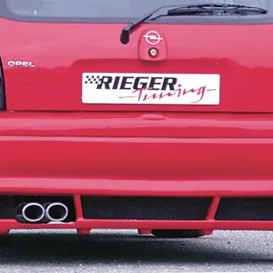 Rieger spoiler pod zadní nárazník (varianta 1) pro Opel Corsa B 3-dvéř., 5-dvéř. (model od r.v. 97) r.v. 11/96-, plast ABS bez povrchové úpravy Omezená Nabídka