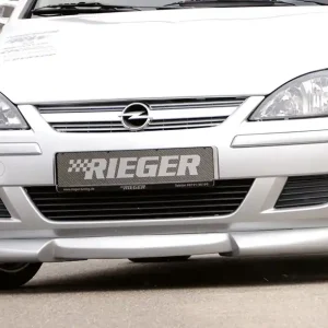 Rieger spoiler pod přední nárazník pro Opel Corsa C 3-dvéř., 5-dvéř. po faceliftu, r.v. 06/03-, plast ABS bez povrchové úpravy Hit Sezóny