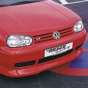 Rieger spoiler pod přední nárazník pro Volkswagen Golf 4 1J 3-dvéř., 5-dvéř., combi, r.v. 10/97-03, plast ABS bez povrchové úpravy Nejlepší Volba