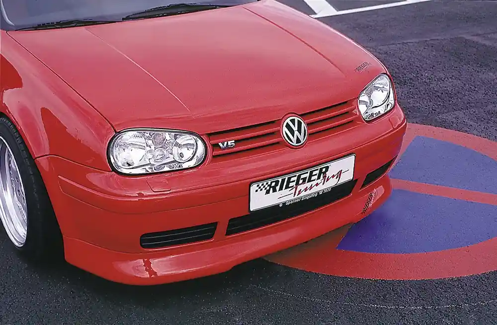 Rieger spoiler pod přední nárazník pro Volkswagen Golf 4 1J 3-dvéř., 5-dvéř., combi, r.v. 10/97-03, plast ABS bez povrchové úpravy Nejlepší Volba