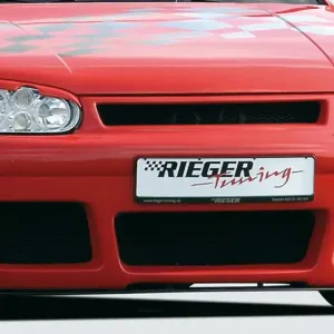 Poslední Šance Rieger Přední nárazník RS4-Look pro Volkswagen Golf 4 1J 3-dvéř., 5-dvéř., plast ABS bez povrchové úpravy