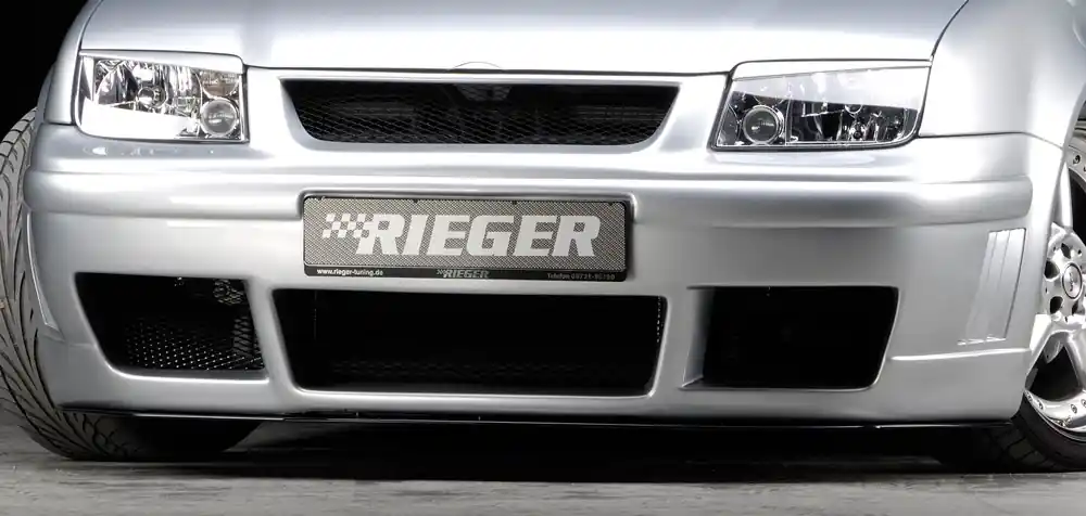 Časově Omezené Rieger Přední nárazník pro Volkswagen Bora 1J, plast ABS bez povrchové úpravy