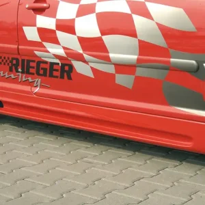 Rieger boční práh mont. strana levá pro Volkswagen Bora 1J, plast ABS bez povrchové úpravy, s prolisem a výřezem Nová Kolekce
