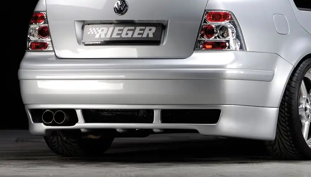 Poslední Šance Rieger spoiler pod zadní nárazník pro Volkswagen Bora 1J sedan, plast ABS bez povrchové úpravy