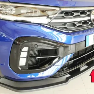 Rieger lipa pod přední nárazník pouze pro R / R-Line pro Volkswagen T-roc A1 5-dvéř., 01/22-, plast ABS bez povrchové úpravy Sezónní Sleva