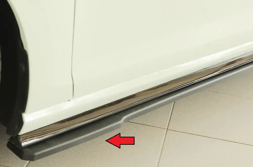 Rieger spoiler pod boční práh mont. strana levá pro Volkswagen Golf 7 R-Line 3-dvéř., r.v. 02/17-, plast ABS bez povrchové úpravy Bezpečná Platba