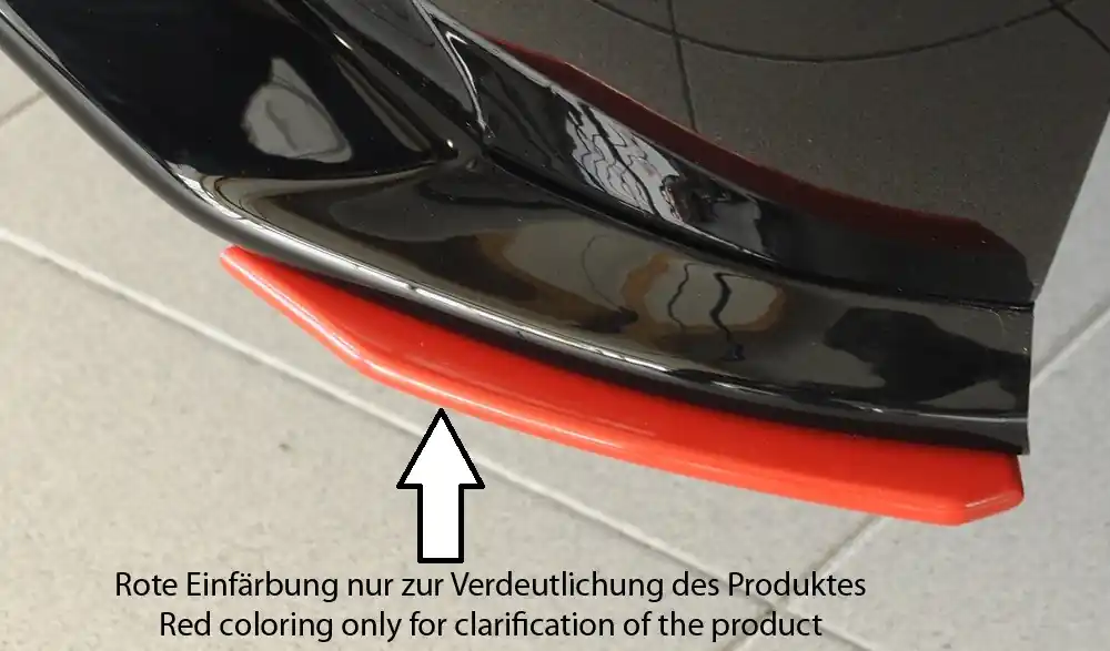 Rieger spoiler pod zadní nárazník na pravé straně pro Volkswagen Golf 7 GTI 3-dvéř., 5-dvéř. po faceliftu r.v. 02/17-, plast ABS bez povrchové úpravy Sezónní Sleva