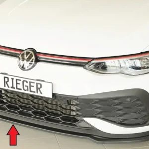 Akční Cena Rieger lipa pod přední nárazník pouze pro GTI Clubsport pro Volkswagen Golf 8 GTI Clubsport 5-dvéř., 10/20-, plast ABS bez povrchové úpravy