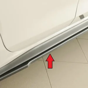 Rieger spoiler pod boční práh mont. strana pravá pro Volkswagen Golf 8 GTI Clubsport 5-dvéř., r.v. 10/20-, plast ABS bez povrchové úpravy Novinka