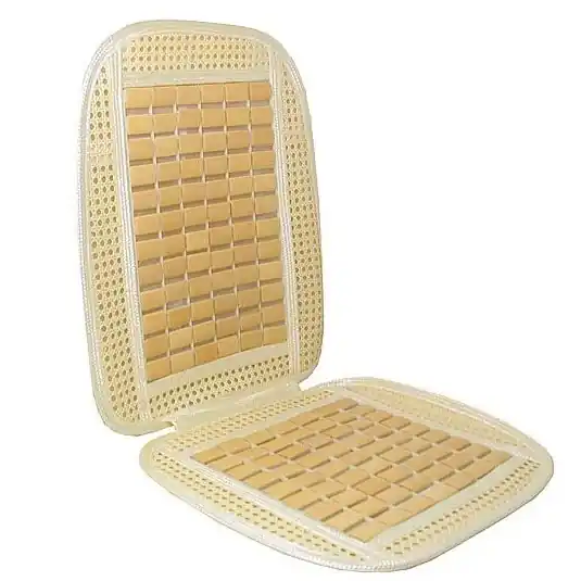 Levný Bambusový přírodní sedák na sedadla AUTOMAX BAMBOO