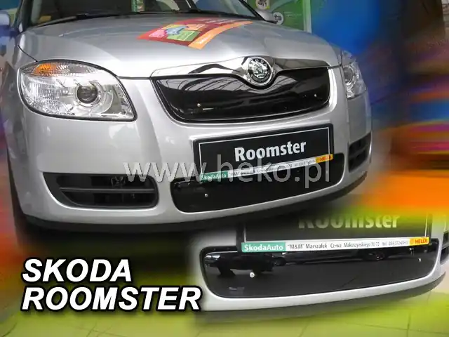 Vrácení Zdarma Zimní clona Škoda Roomster (2006 - 2010) do nárazníku HEKO