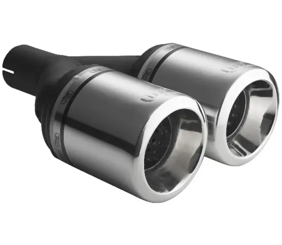 Ihned K Objednání Univerzální kulatá dvojitá koncovka výfuku Ulter Sport N2-17-1 - průměr 2x 100 mm