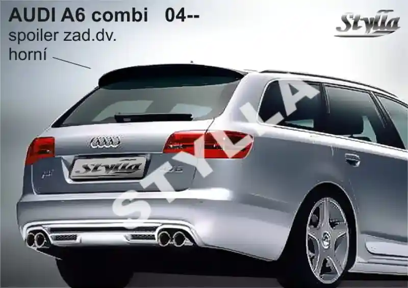 Levný Střešní spoiler - stříška Audi A6 Combi (2005 - 2011) - Stylla AU18C