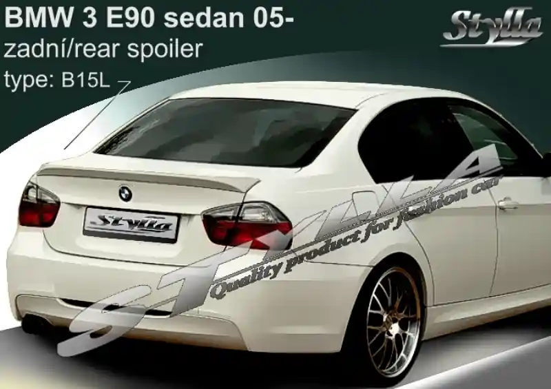 Levný Zadní spoiler BMW 3 E90 Sedan (2004 - 2011) - Stylla B15C
