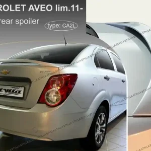 Zadní spoiler Chevrolet Aveo II Sedan (2011 - 2015) - Stylla CA2L Jen Po Omezenou Doba