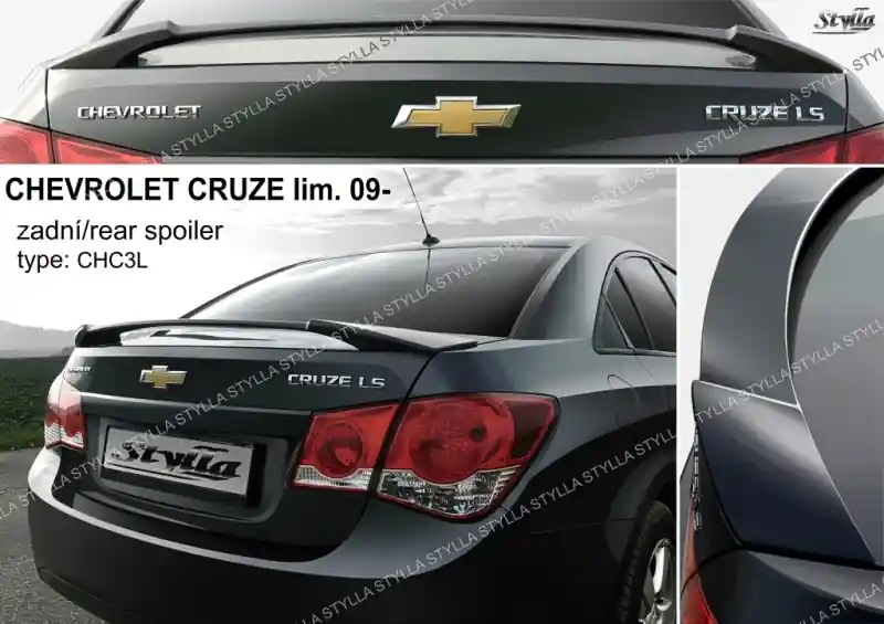 Zadní spoiler Chevrolet Cruze Sedan (2009 - 2015) - Stylla CHC3L Akce