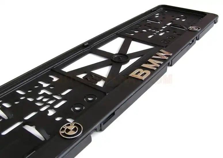 Podznačky 3D - podložky SPZ BMW (2 ks) Značkový