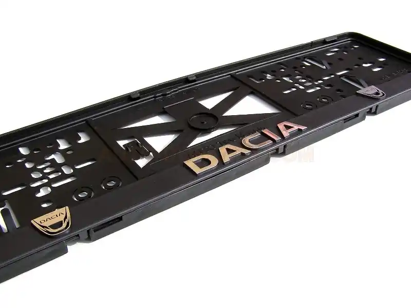 Podznačky 3D - podložky SPZ Dacia (2 ks) Časově Omezené