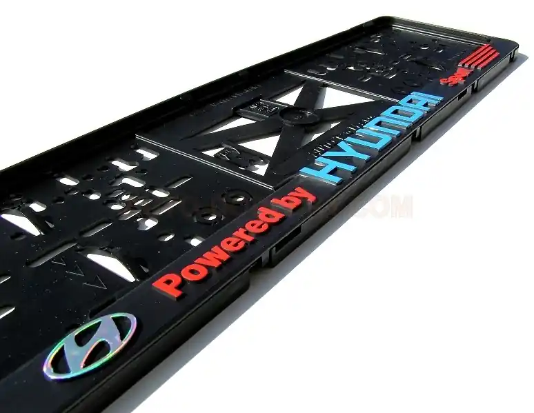 Zlevněný Podznačka 3D - podložka SPZ Hyundai Sport (1 ks)