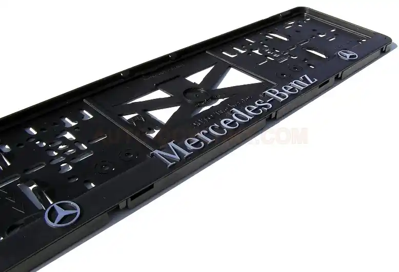 Podznačky 3D - podložky SPZ Mercedes Benz (2 ks) Oblíbený
