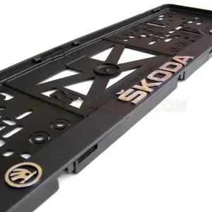 Podznačka 3D - podložka SPZ Škoda (1 ks) Akční Nabídka