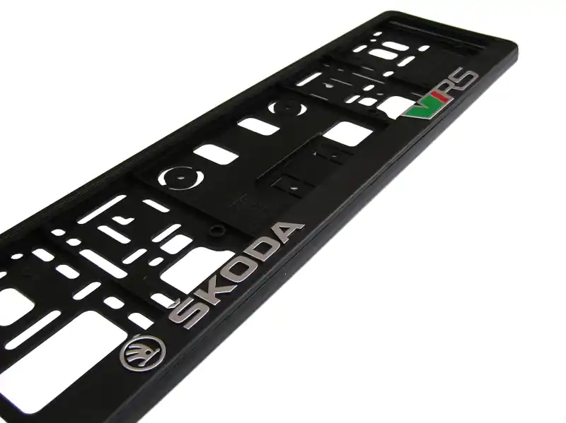 Expresní Doručení Podznačka 3D - podložka SPZ Škoda RS (1 ks)