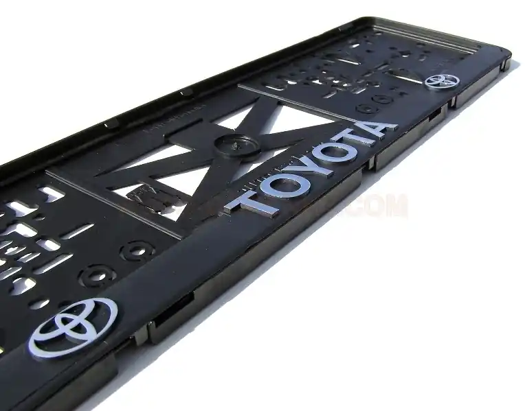 Podznačka 3D - podložka SPZ Toyota (1 ks) Poslední Šance